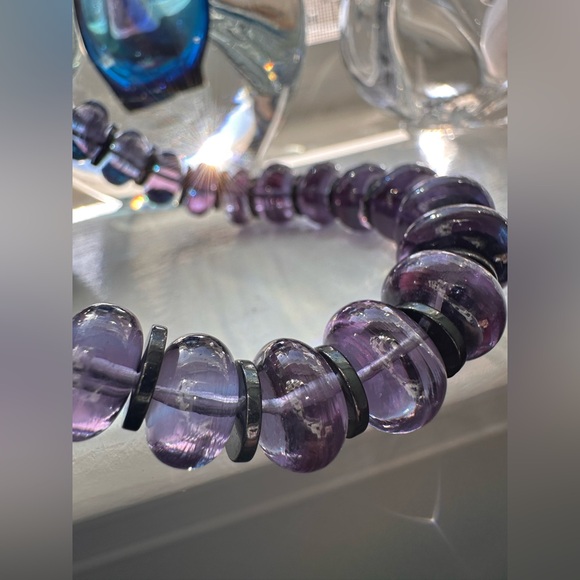 ALEXANDRITE + LAVENDERS CHALCEDONY NECKLACE - Picture 16 of 16